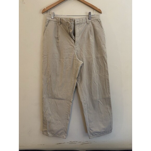 Old Navy Pants - Vintage Y2K Old Navy Pants Womens 14 Short Beige Khaki / Chino